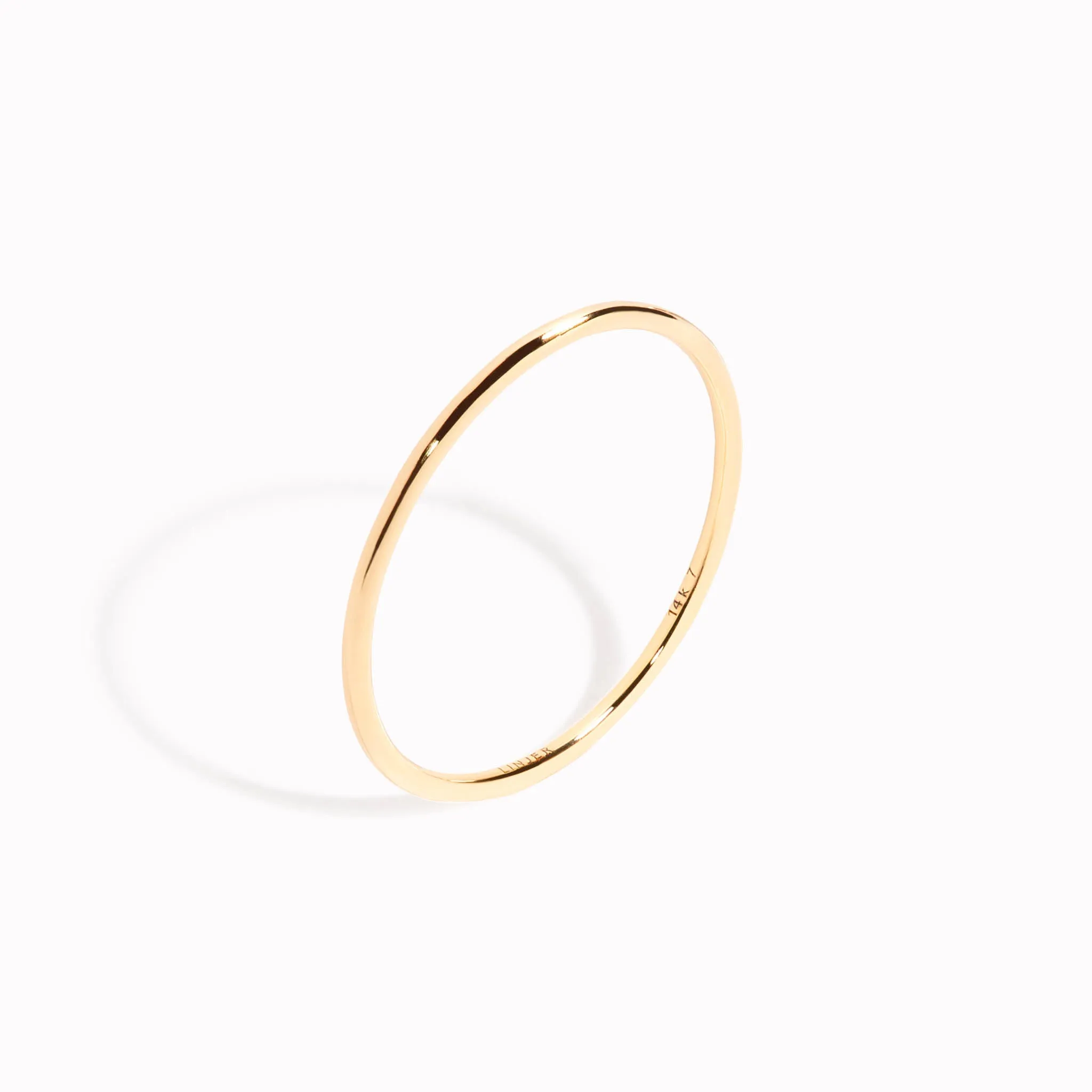 14k Gold Stacking Ring