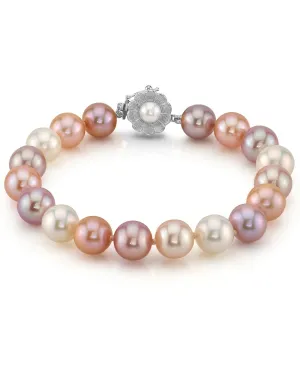 8.5-9.5mm Multicolor Freshwater Pearl Bracelet - AAAA Quality