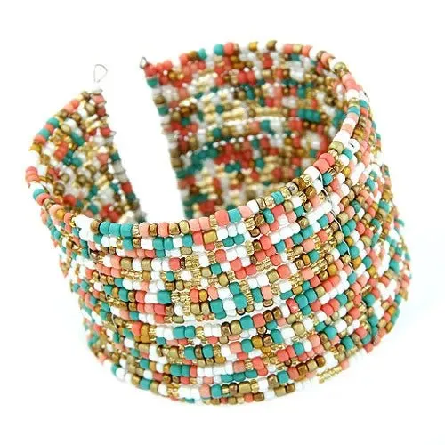 Acrylic Bead Jewelry Sets: Fashionable Necklaces and Bangles for Women - Multicolor Necklace New Jewelry Set