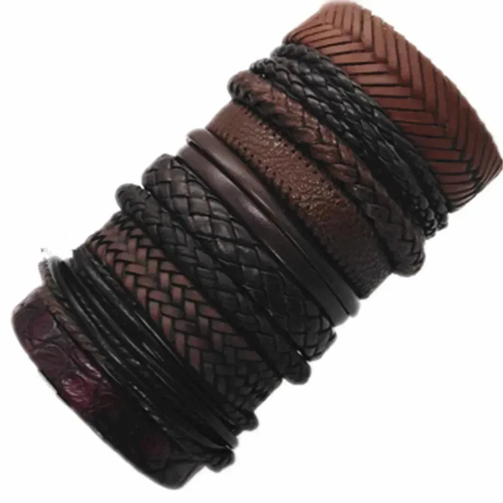 Artisan Crafted 10-Piece Woven Bracelet Collection