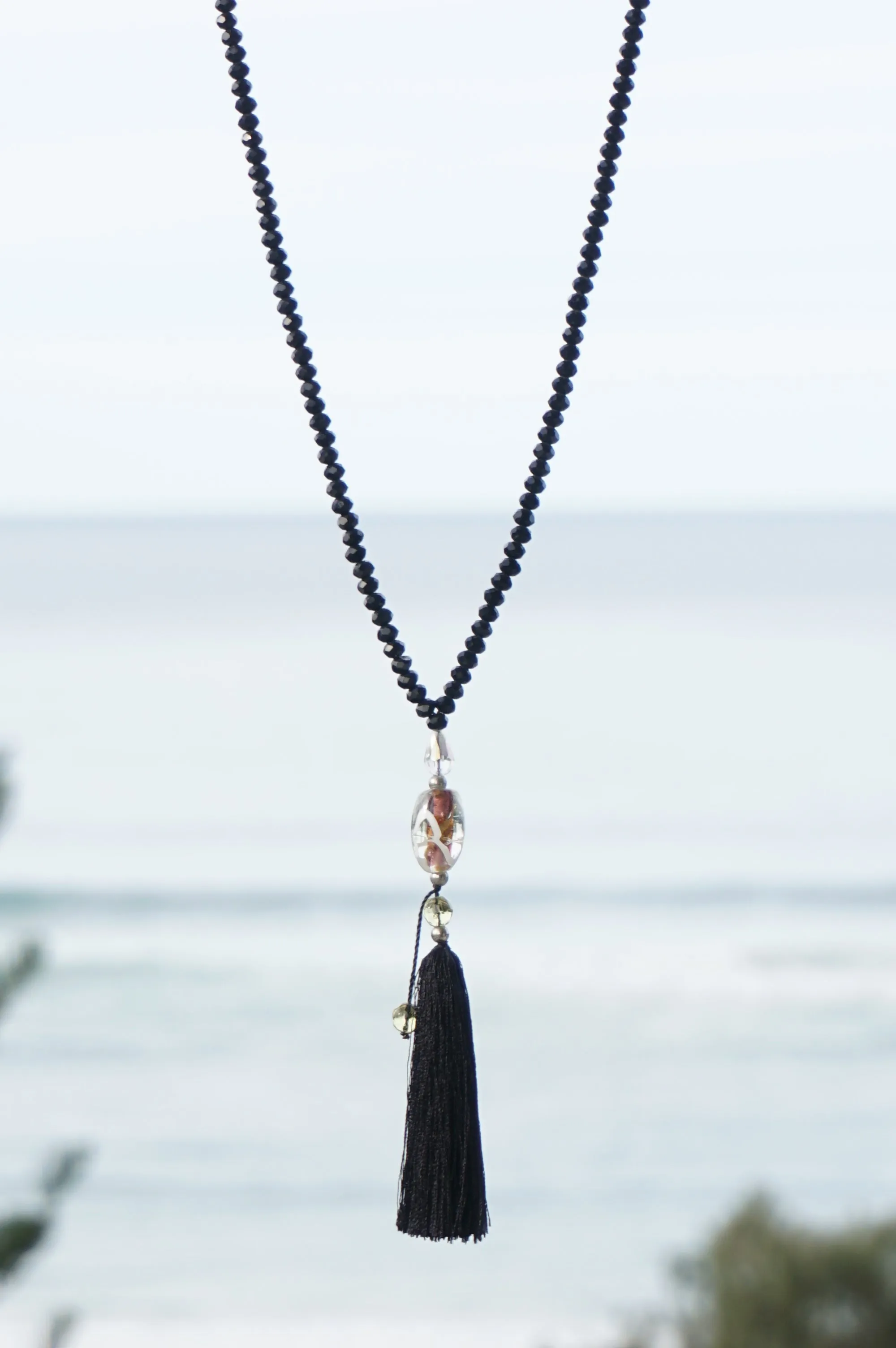 Black Tassel Necklace