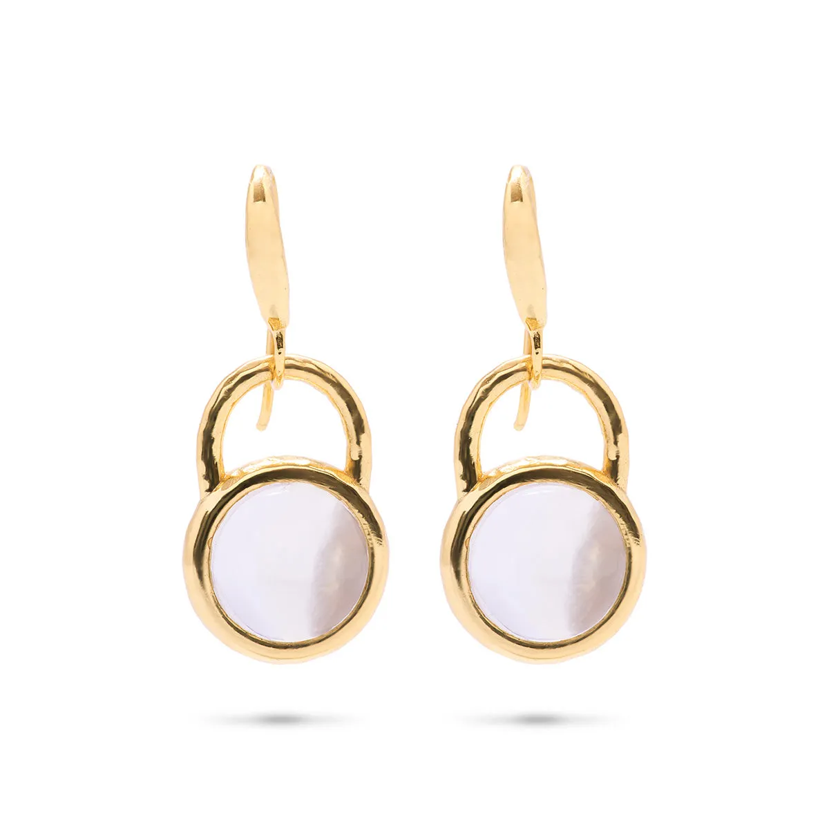 Blandine Circle Drop Earrings