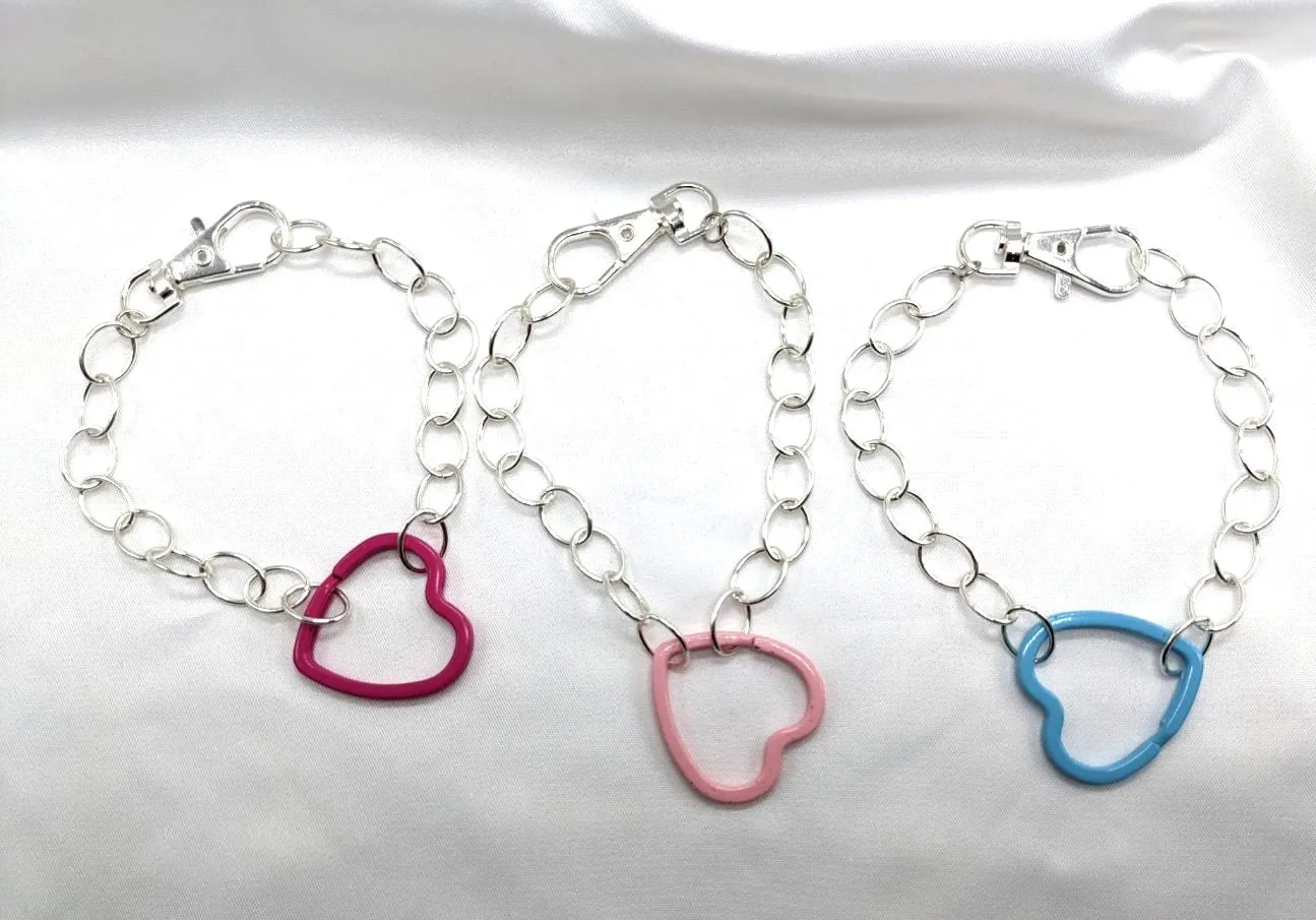 Blue Heart Anklet