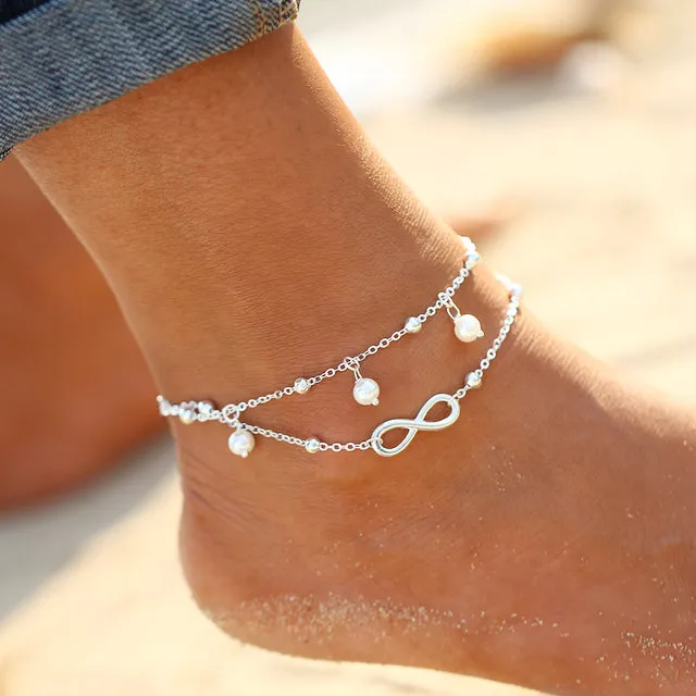 Boho Style Anklets For Women Girl Trendy Natural Shell Beads Ankle Bracelet