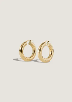 Bold Hoop Earrings Medium