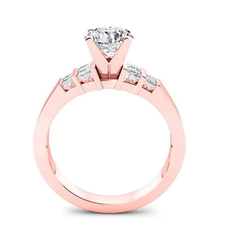 Carnation - Round Lab Diamond Engagement Ring (IGI Certified)