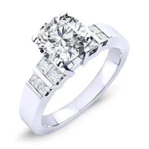 Carnation - Round Lab Diamond Engagement Ring (IGI Certified)