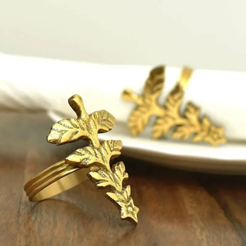 Christmas Tree Napkin Rings | Set of 6