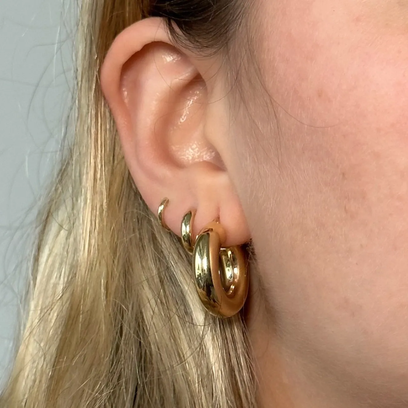 Chunky Small Bold Hoops