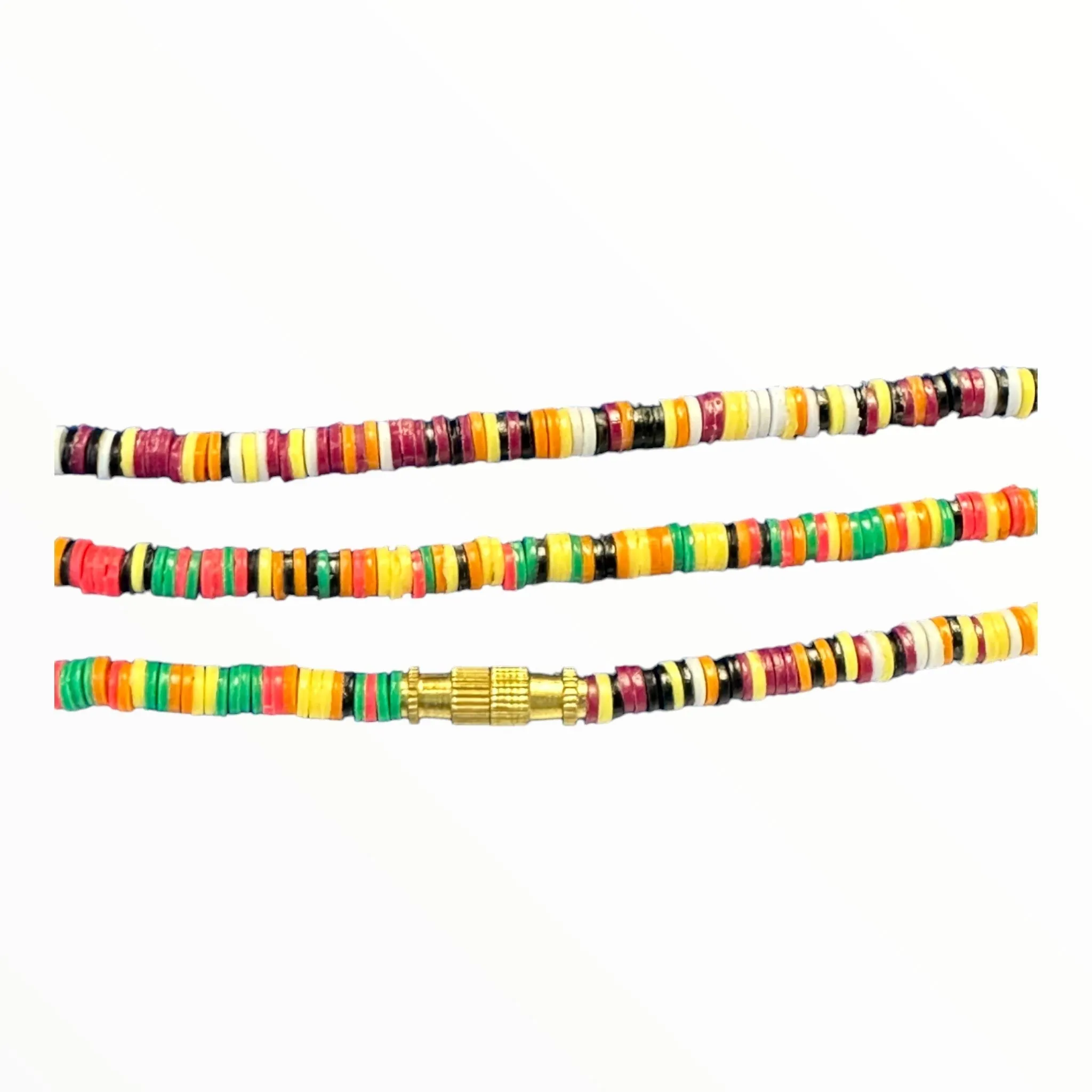 Coconut Waist Beads- Versatile (Yellow)