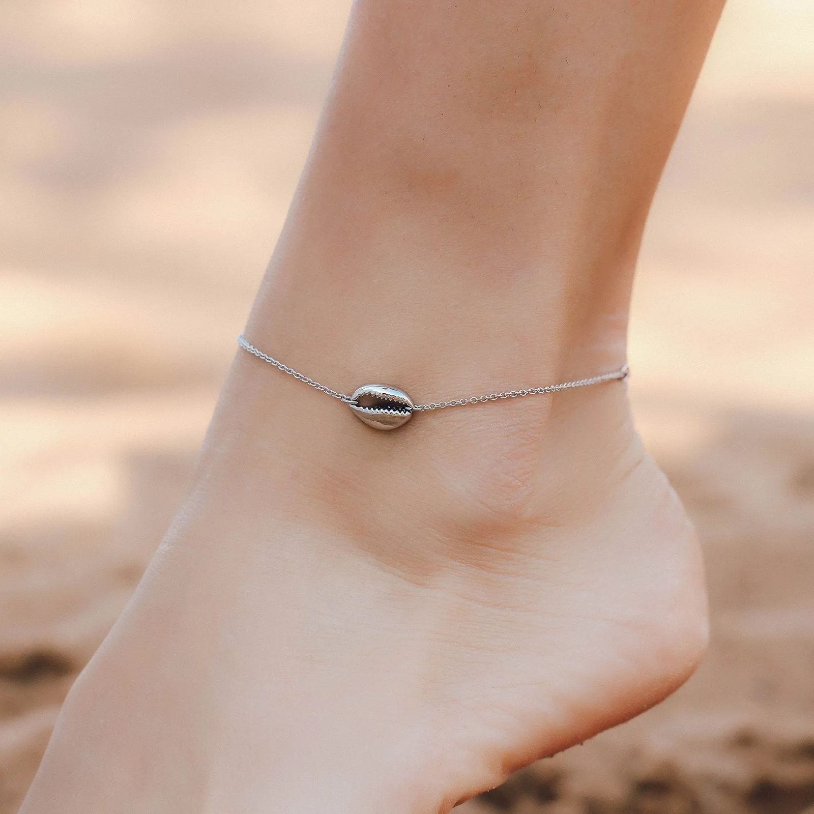 Cowrie Chain Anklet