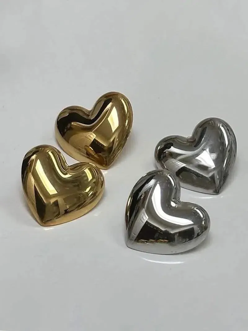 Cuore – Chunky design – Heart earrings