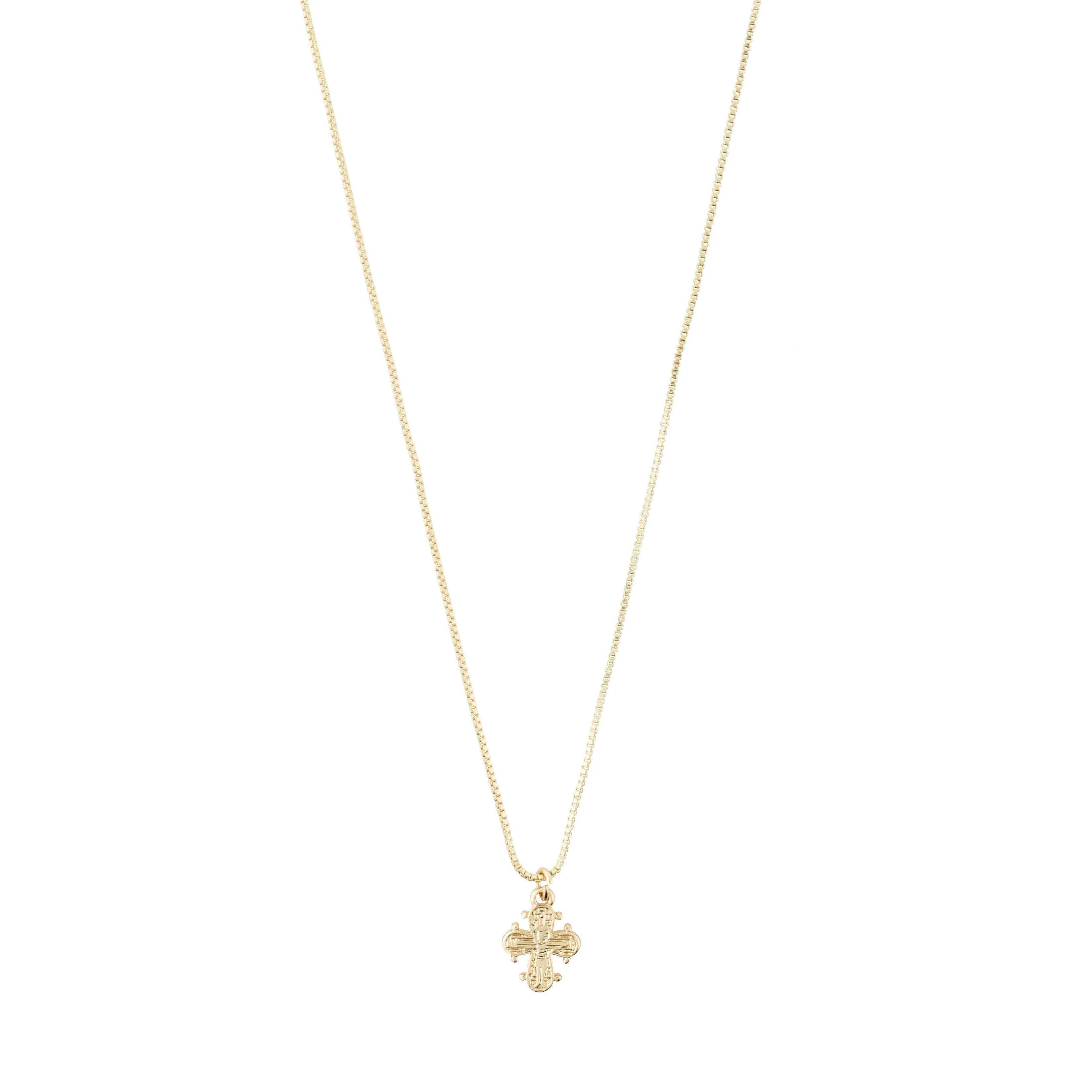 DAGMAR recycled mini pendant necklace gold-plated