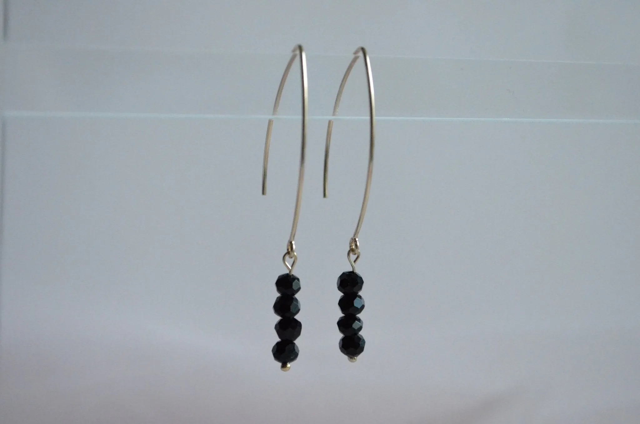 Dainty Beaded Drop Dangles