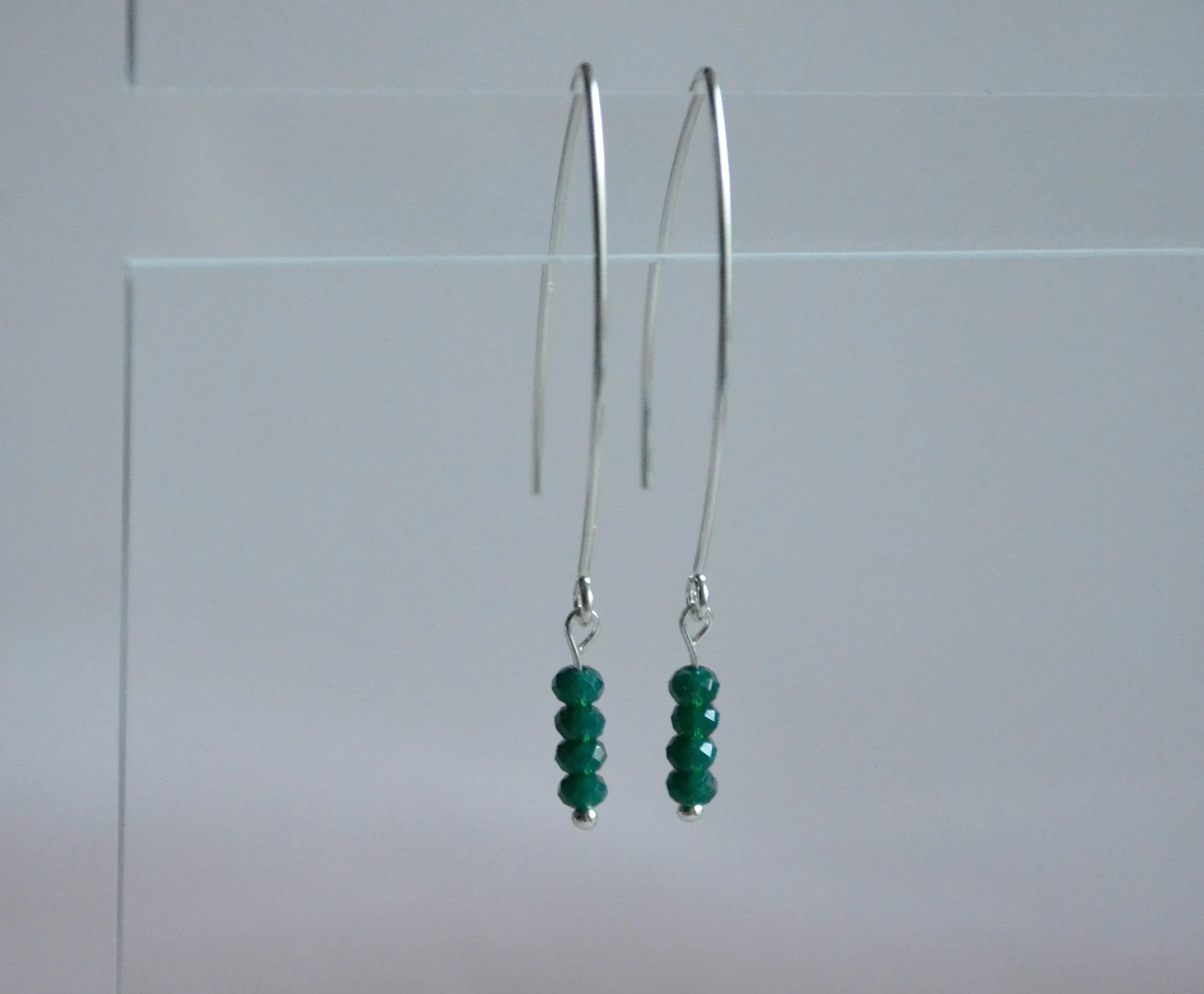 Dainty Beaded Drop Dangles