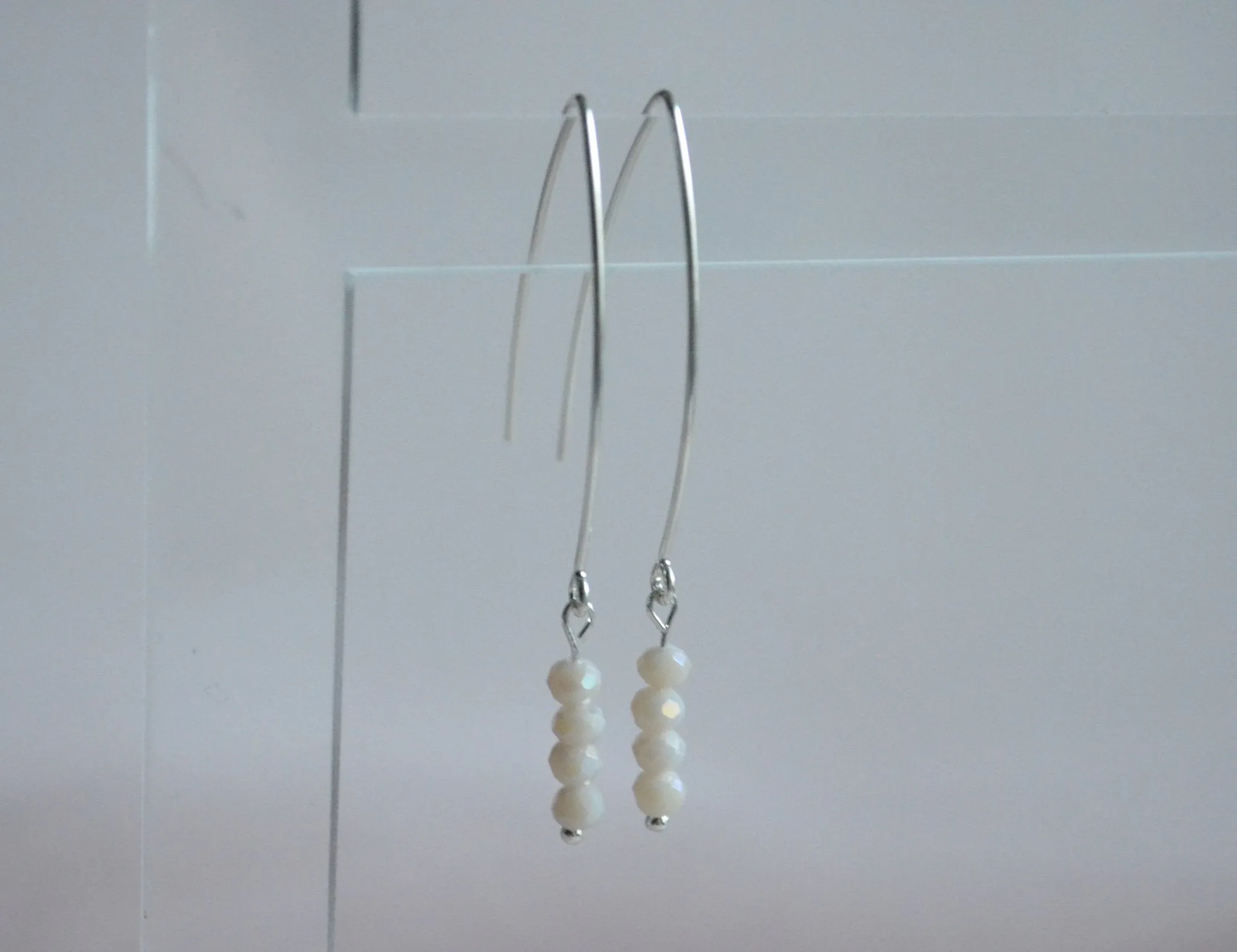 Dainty Beaded Drop Dangles