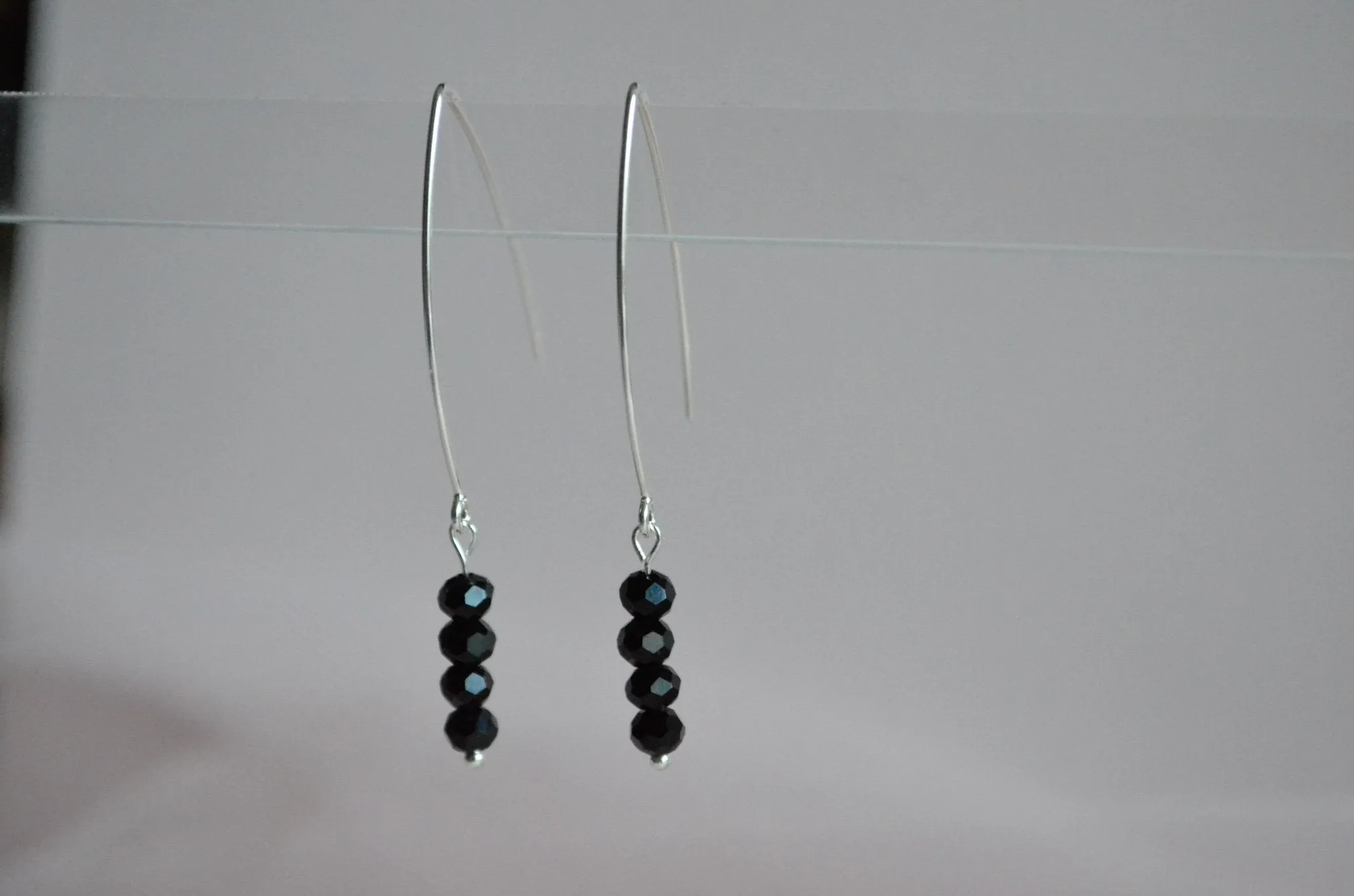 Dainty Beaded Drop Dangles