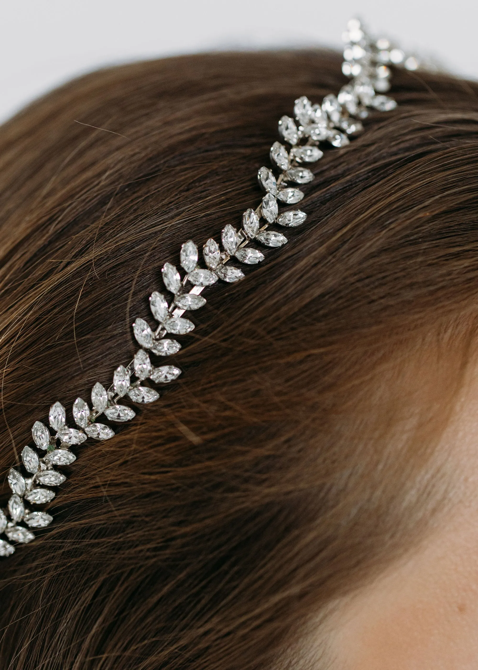 Delicate Vine Tiara -- Crystal