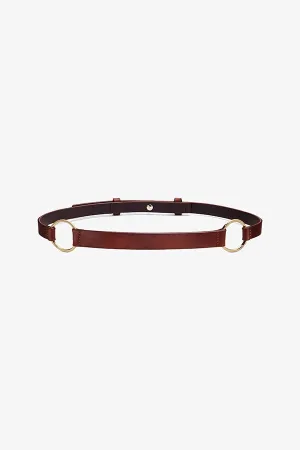 Double Ring Belt :: Chestnut