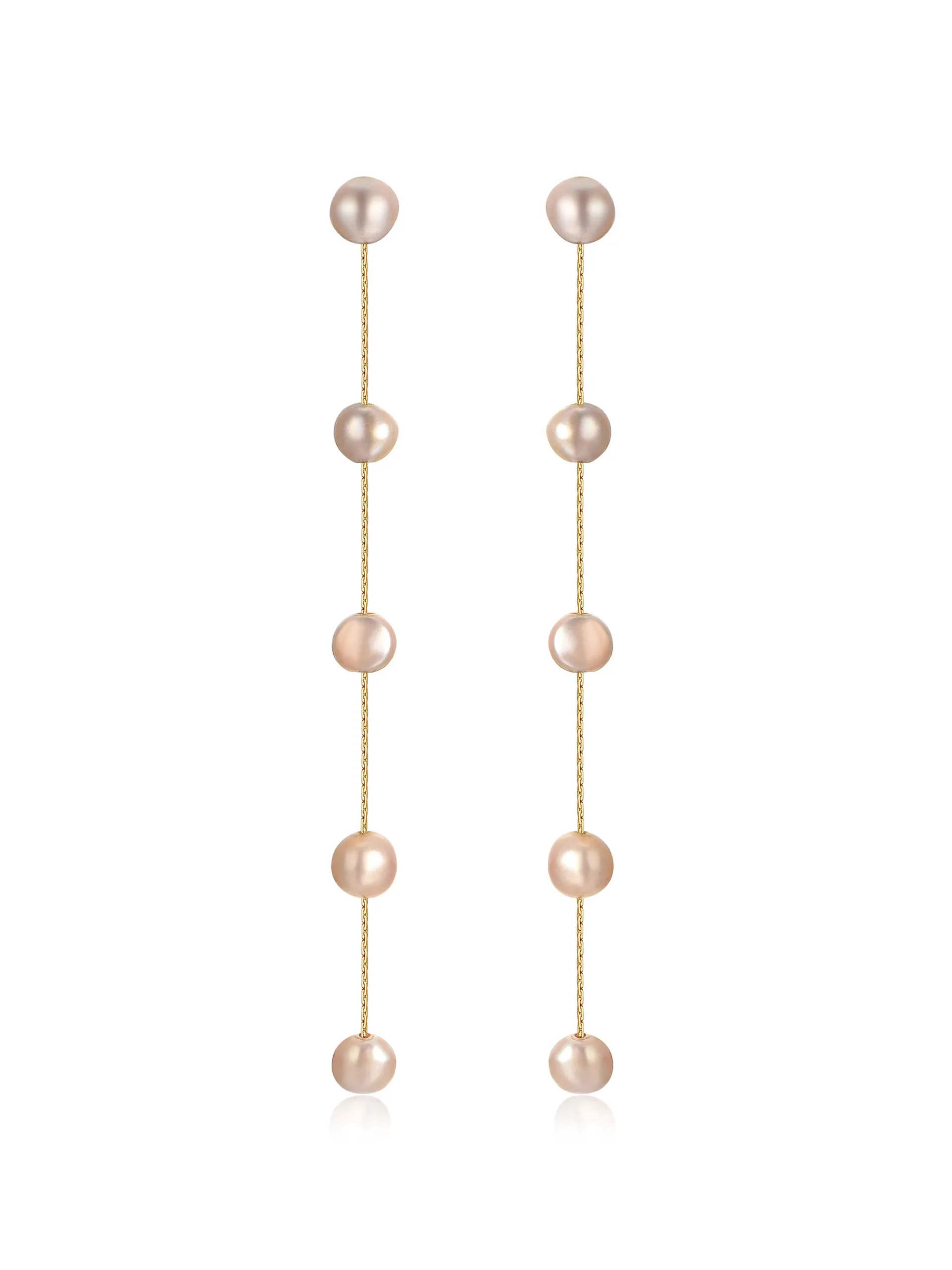 Dripping Pearl Delicate Drop Earrings