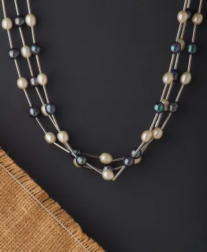 Fashionable Real Pearl Necklace