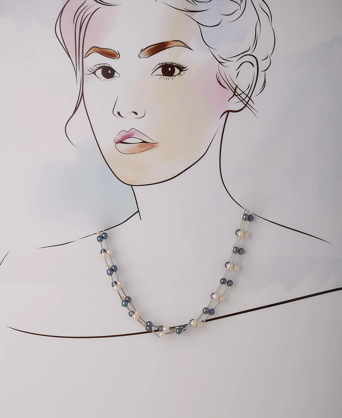 Fashionable Real Pearl Necklace