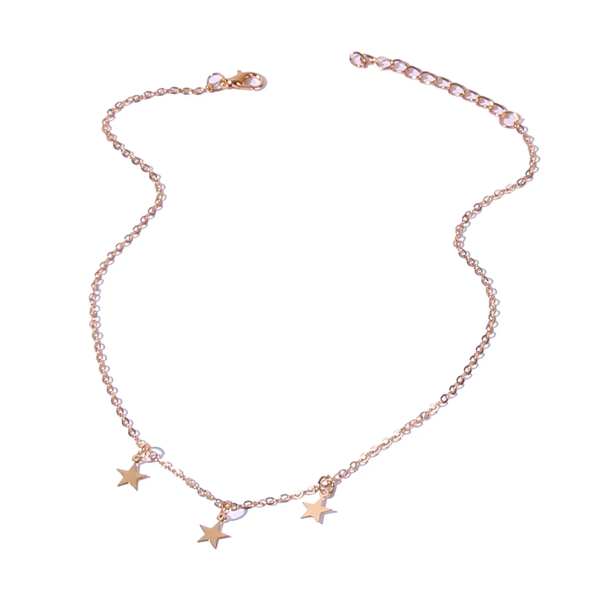 Fashionable Simple Metal Clothing Star Pendant Necklace