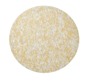 Glimmer Placemat in Yellow & Ivory, Set of 4