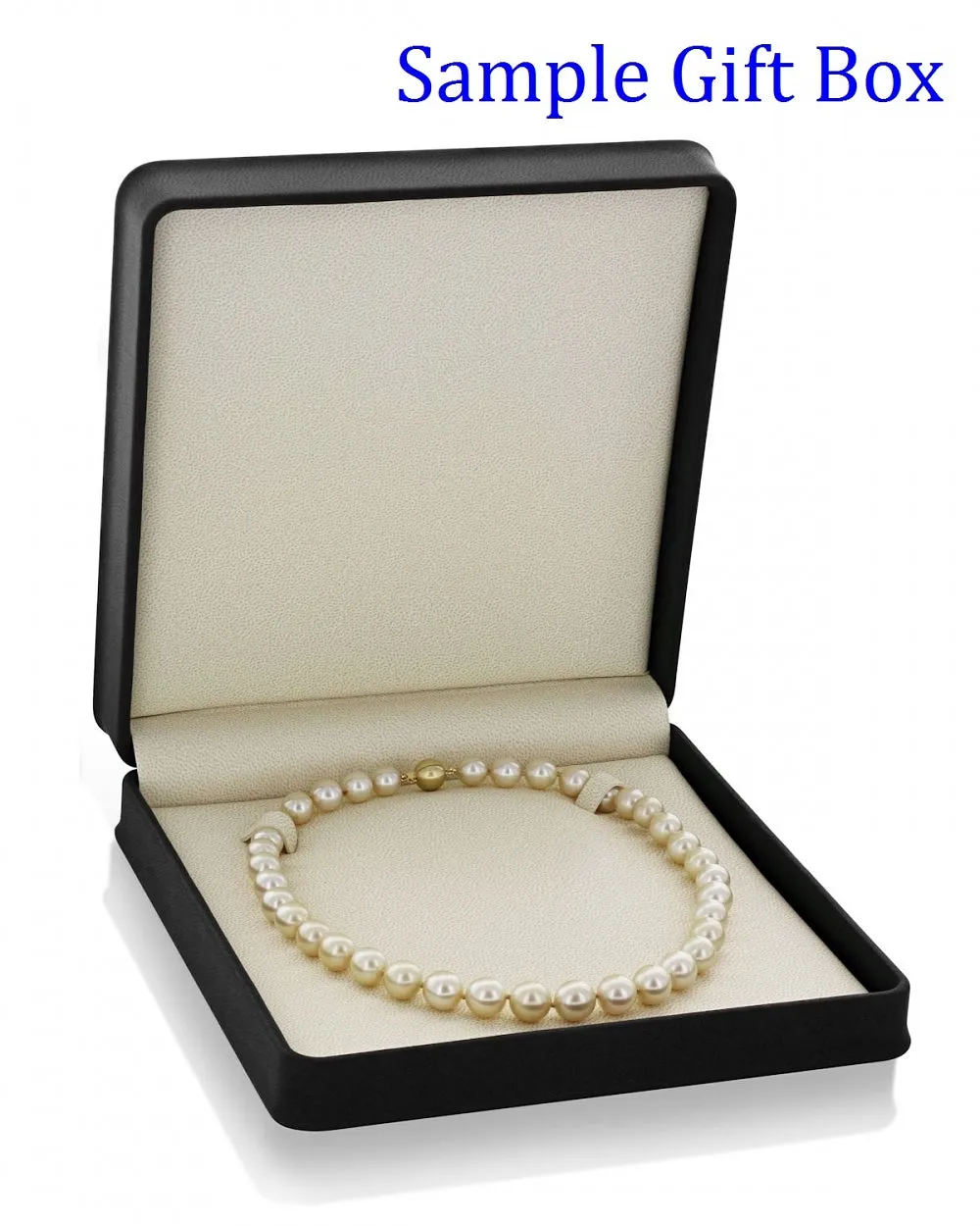 Golden Round South Sea Pearl Necklace, 10.0-12.0mm - AAA Quality