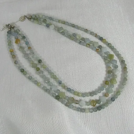 Handmade Aquamarine Gemstone Necklace