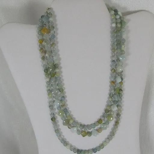 Handmade Aquamarine Gemstone Necklace