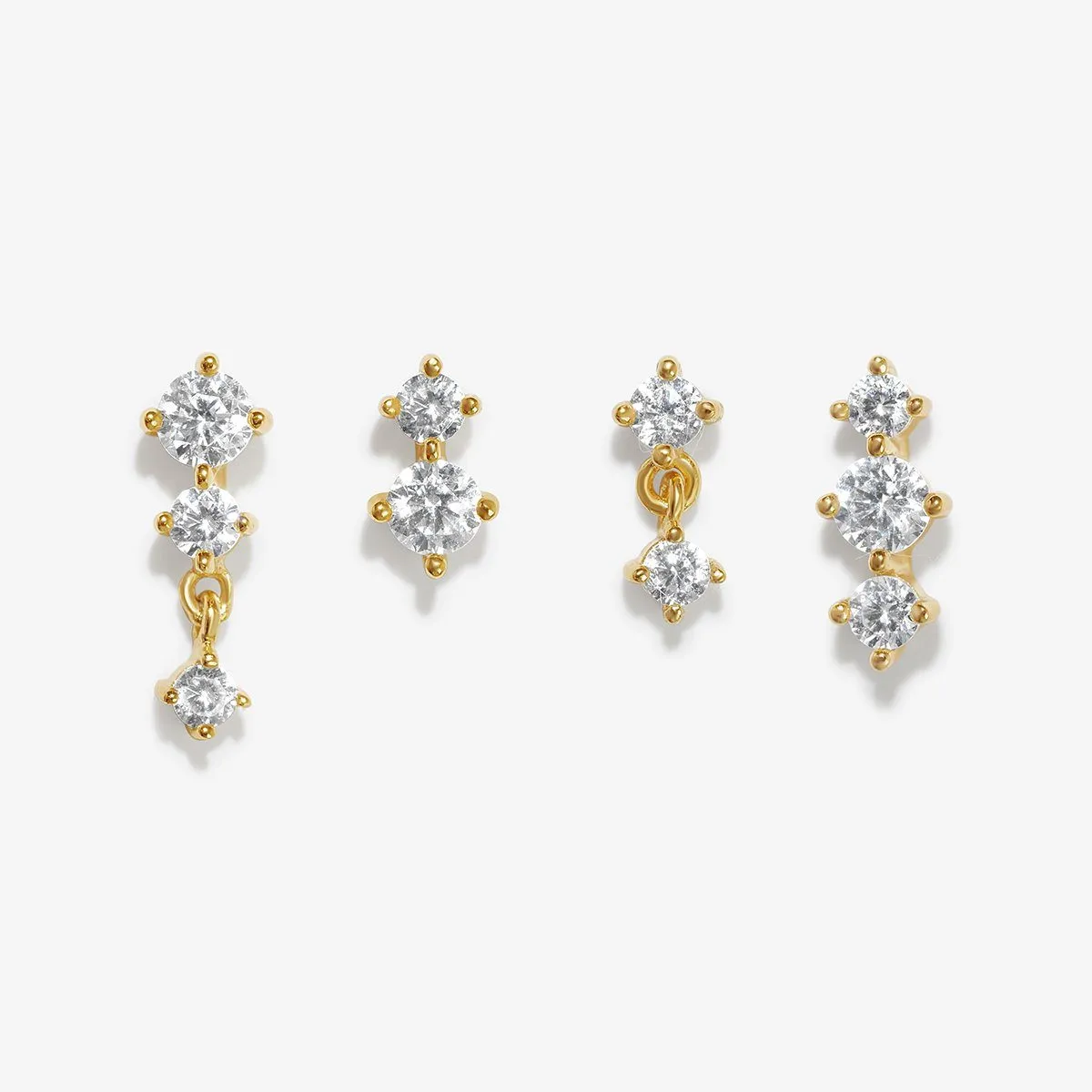 Hann stud earring set