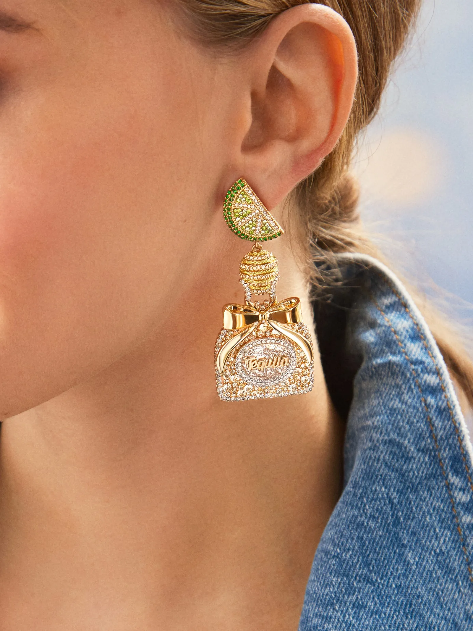 Hot Shot Earrings - Tequila Bottle