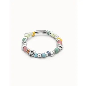 Jewel Multicolor Crystal Artisan Glass Bracelet