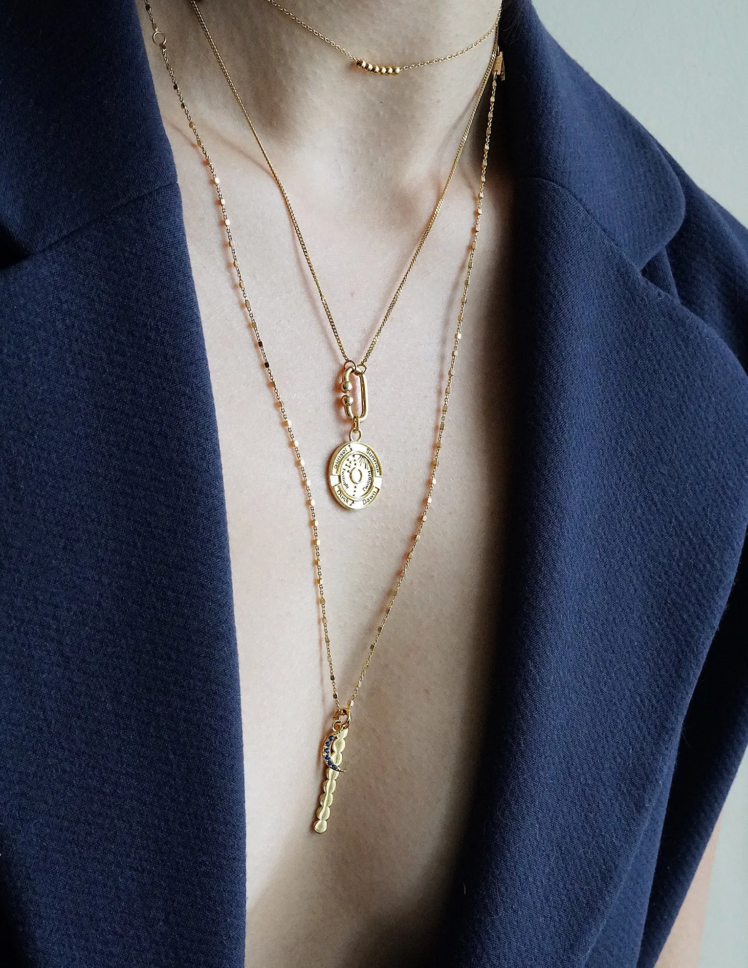 Joan pendant <br>Gold Vermeil