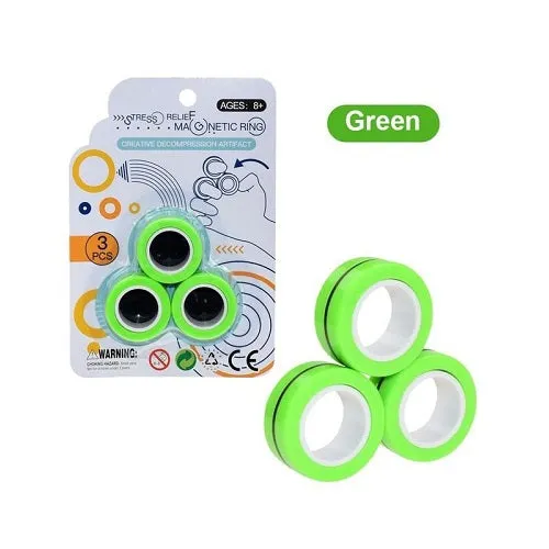 Magnetic Fidget Finger Rings