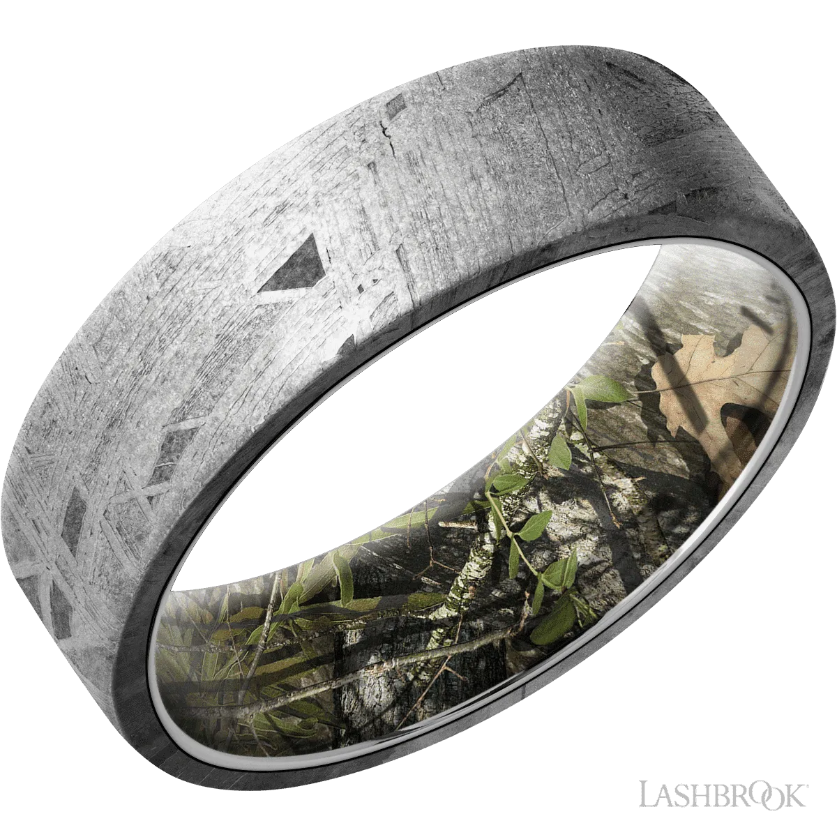 Meteorite with None Finish and MossyOak Obsession - 7MM