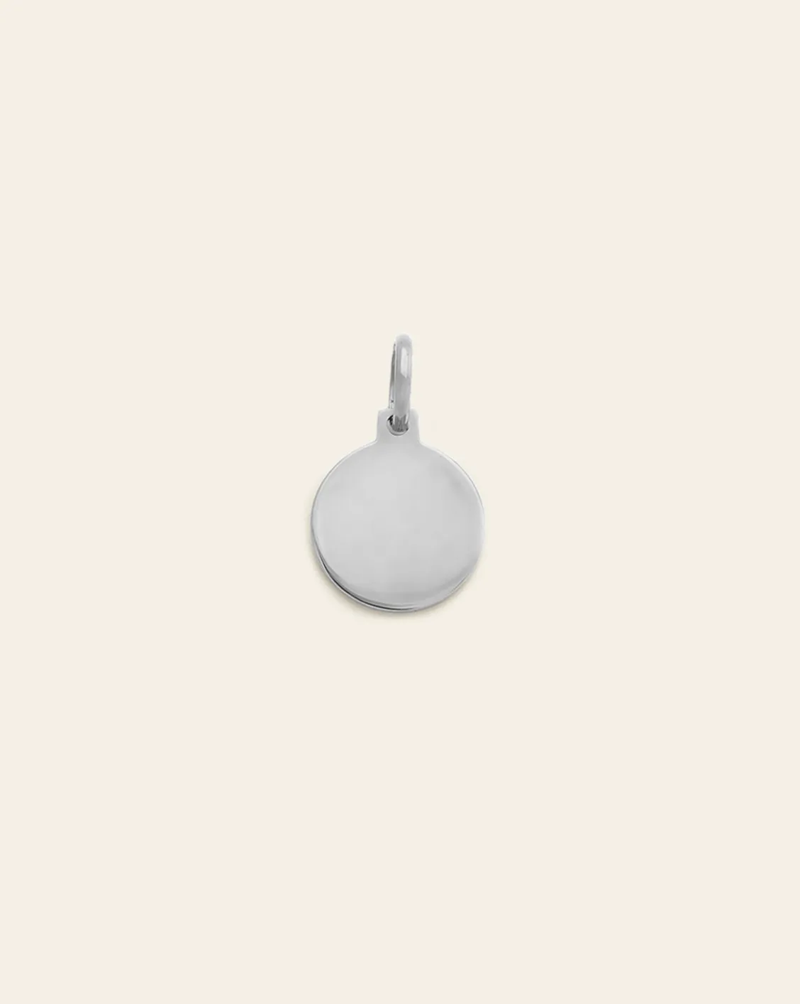 Mini Mia Vita Pendant - 10k Solid White Gold