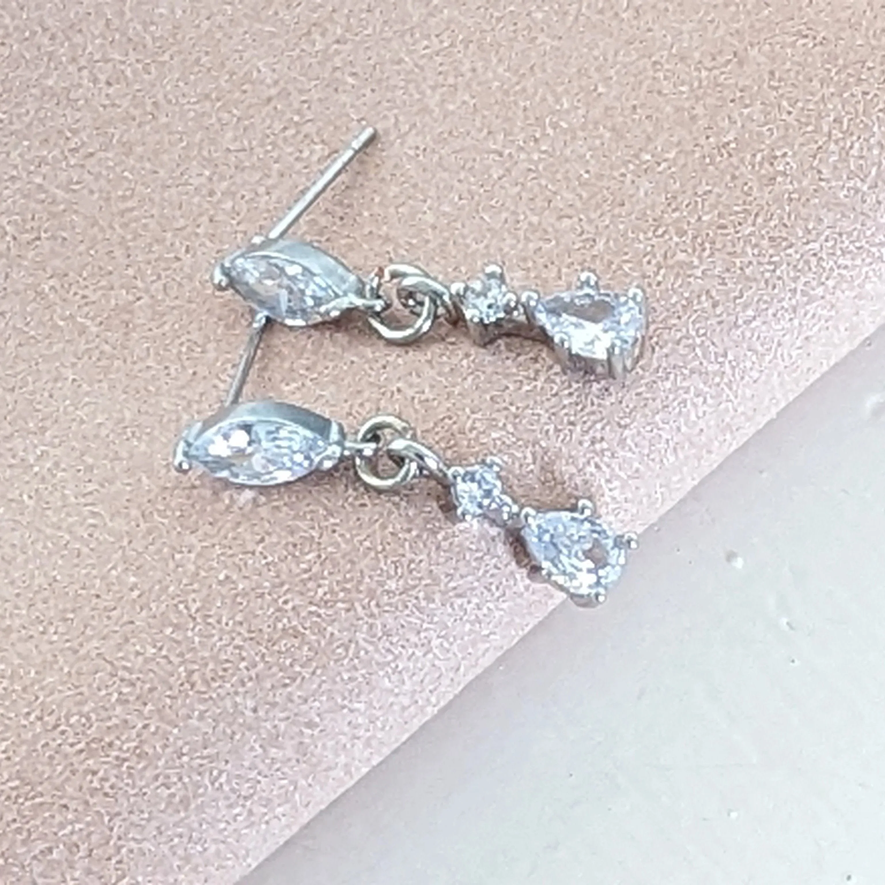 Minimalist Cubic Zirconia Earrings