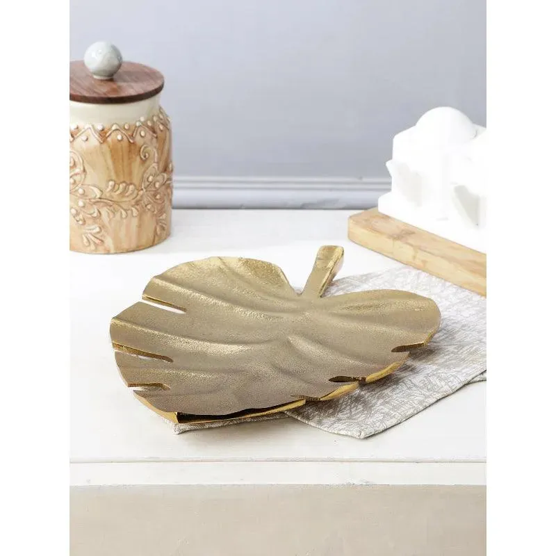 Monestra Palm Leaf Serving Tray Platter