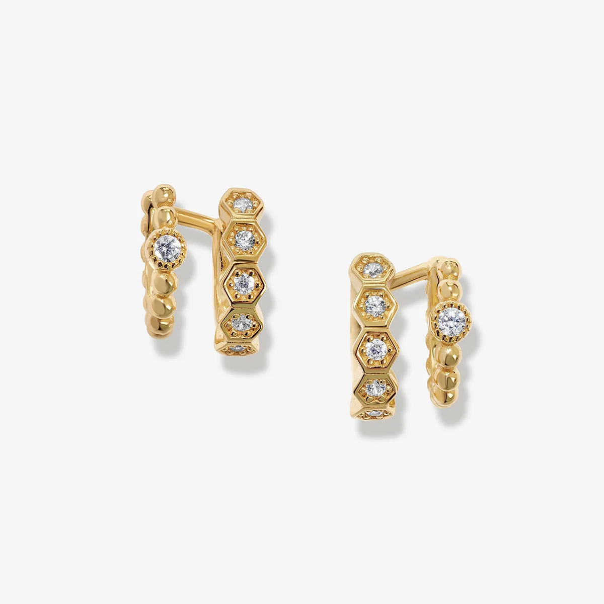 Olina huggie earrings