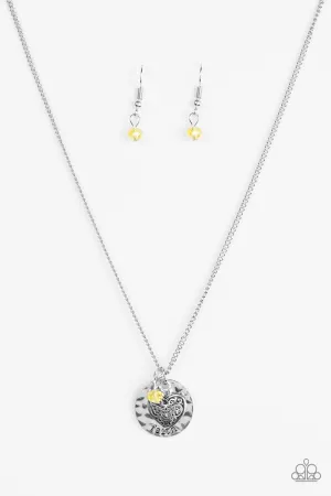 Paparazzi Necklace ~ A Show Of Good Faith - Yellow