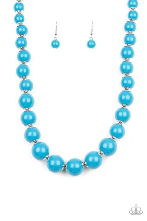 Paparazzi Necklace ~ Everyday Eye Candy - Blue