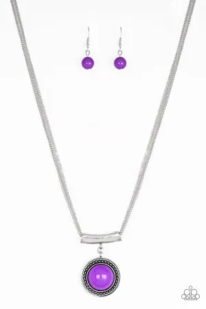 Paparazzi Necklace ~ Gypsy Gulf - Purple