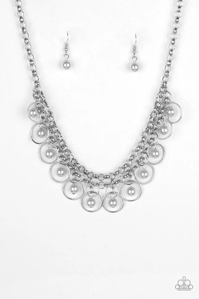 Paparazzi Necklace ~ Party Time - Silver