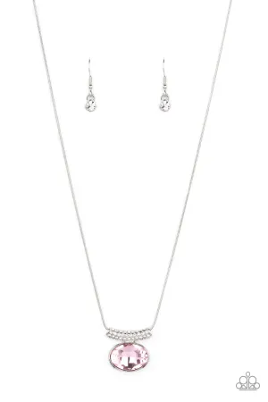 Paparazzi Necklace ~ Pristinely Prestigious - Pink