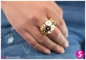 Paparazzi Ring ~ Deja Vu - Gold