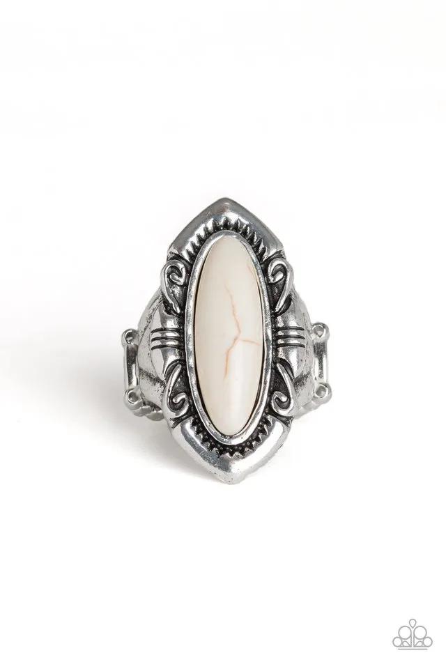 Paparazzi Ring ~ Santa Fe Serenity - White