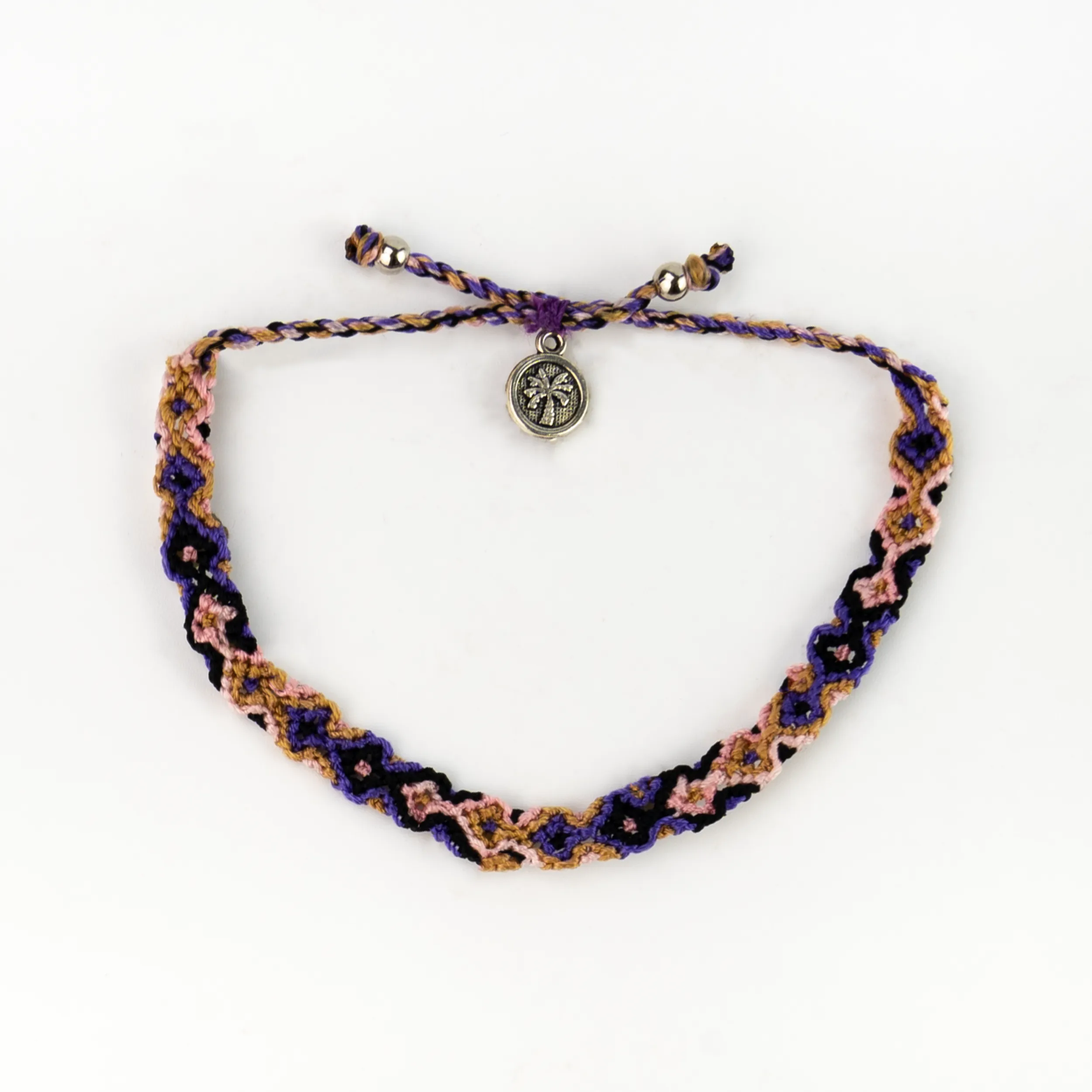 Pineapple Island - Leme Surf Bracelet, Braided Bracelet, by Pineapple Island : Orange & Navy