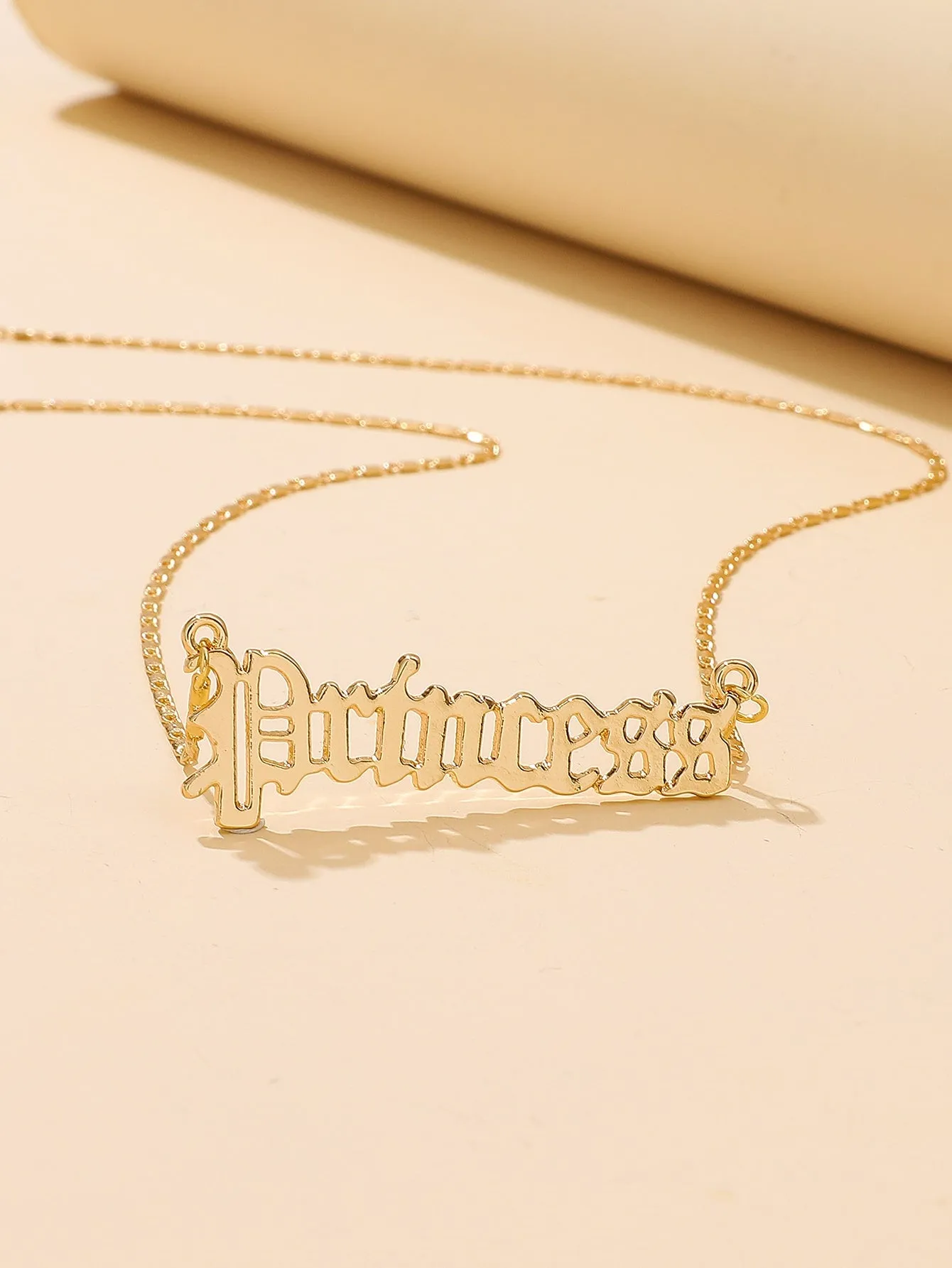 Princess Charm Chain Necklace for Women Girls Accessories Jewelry Gifts Gift for